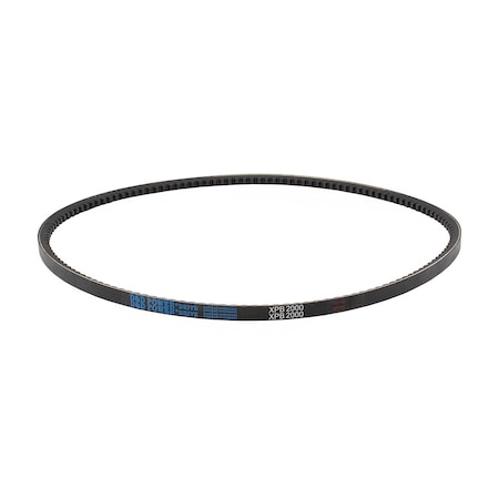 D&D XPB2000 Cogged, Metric V-Belt, 2000mm Outside Length, 16 mm Top Width, 13 mm Thickness, 1 Ribs XPB2000